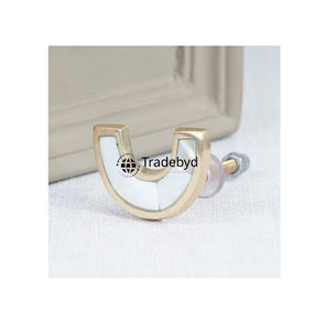 Boutons de tiroir minimalistes en incrustation de MOP élégants Quincaillerie de meuble écologique durable pour armoire et armoire Tradebyd - Product Image 1