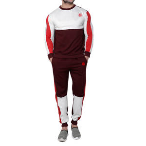 Nueva llegada de los hombres de alta calidad Sweatsuit Top Trending mangas largas en varios colores para el invierno patrón sólido - Product Image 1