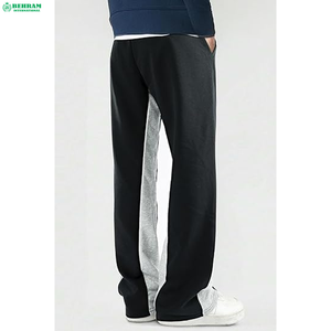 Behram International High Quality Canvas Flared Sweatpants 100% Cotton Custom Baggy Jogger Pant Panels Long Track Flare Pant - Product Image 2
