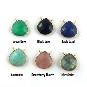 <b>Heart</b> Shape Bezel Pendant for Children Gemstone Accessory - Product Image 3