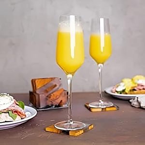 High Quality 36\" Wood Epoxy Dining <b>Table</b> <b>Coaster</b> with Custom Floral Design Hand Beaded Work Low Price Christmas Mats & Pads - Product Image 3