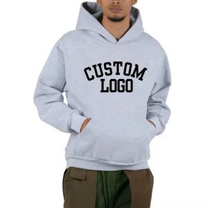 Sudadera con capucha con forro polar de color sólido de ajuste Regular para hombre personalizada invierno transpirable impermeable - Product Image 2