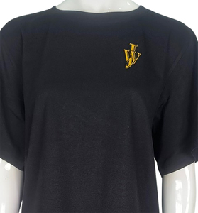 Camiseta informal de punto de algodón 100% de alta calidad para mujer, 180 gramos, transpirable, antiarrugas, secado rápido, diseño personalizado, serigrafiado - Product Image 6