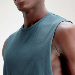 Camisetas sin Mangas Deportivas con Cierre y Diseño Acanalado 2026, Personalizables con Logotipo, Talla Estadounidense, Elásticas para Hombre - Product Image 2