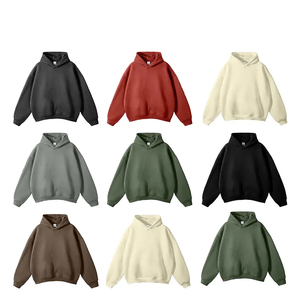 เสื้อมีฮู้ดผ้าฟลีซสำหรับผู้ชาย, เสื้อมีฮู้ดผ้าฟลีซหนาสำหรับ500Gsm น้ำหนักเบาโลโก้ออกแบบได้ตามต้องการ - Product Image 6