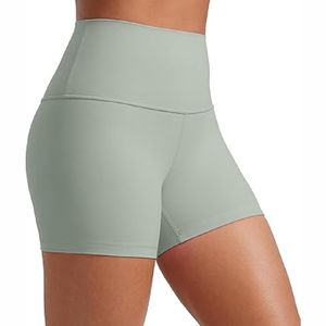 Pantalones cortos de Yoga de cintura alta para mujer Leggings transpirables de alta calidad, pantalones cortos sin costuras - Product Image 4