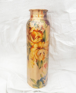 Hot Vantage Printed Top Selling Eco Friendly Diamond Copper <b>Bottle</b> Handmade Wholesale Luxury Copper <b>Water</b> <b>Bottle</b> for Bulk Buyer - Product Image 4