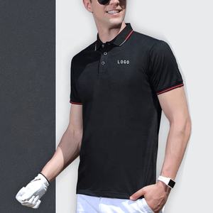 Camiseta Polo Lisa Personalizada con Logotipo, Camiseta Negra Lisa para Hombre, Camisetas de Golf con Bordado Personalizado, Camiseta Polo 100% Algodón, Camiseta Polo de Golf - Product Image 1