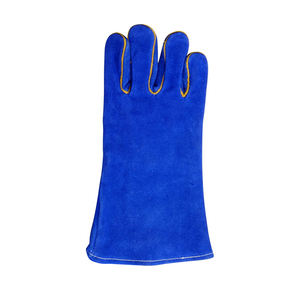 Gants de soudage à paume renforcée personnalisés avec couture de fil Gants de soudage robustes avec doigt de feu et gants de paume pour les soudeurs - Product Image 4