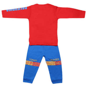 Costume 2 pièces à manches longues pour garçons - Rouge - Product Image 5