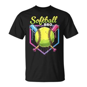 T-Shirt Sportiva da Ragazzo Brother Ice Cream Softball, Design Promozionale Softball Drip, Comoda ed Elegante - Product Image 1
