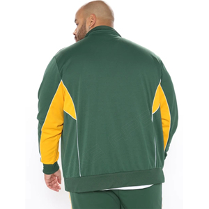 Trajes de chándal personalizables de alta calidad para hombre, cierre de cremallera, opciones de talla grande, última moda deportiva, gimnasio de invierno, precio bajo a granel - Product Image 6