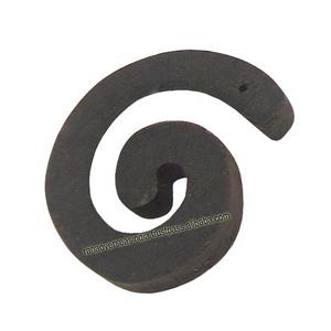 Adorno de MDF de madera en espiral de diseño moderno, decoración colgante de pared para Navidad, hogar, boda, cumpleaños - Product Image 1