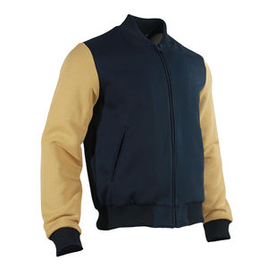 Veste Versity de grande taille pour hommes Veste Letterman de couleur unie Streetwear Vêtements chauds Veste Letterman pour hommes - Product Image 1