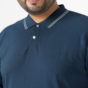 Polo de lona de talla grande y manga corta para hombre, camisa polo de moda de verano a precio barato, ropa de calle informal, a la venta - Product Image 6