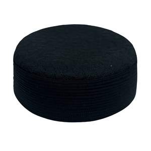 Gorro Kufi Islámico Azul Rey para Hombre, Gorro de Oración con Estructura Rígida, Topi Musulmán, Color Brillante, Gorro para Namaz - Product Image 2