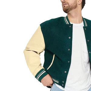 New Customized <b>Man's</b> Varsity <b>Jackets</b> Casual & Street Wear 100% Wool & Leather made Varsity <b>jacket</b> for <b>man</b> - Product Image 6