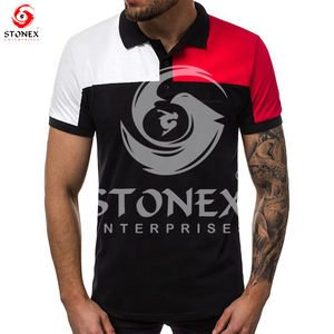 Polo informal para hombre al por mayor, ropa de verano de secado rápido de alta calidad, manga corta estampada, talla XL - Product Image 4