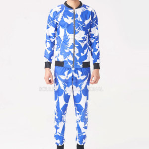 Survêtements d'hiver respirants sur mesure pour hommes, style tendance, vente en ligne, ensembles imprimés, 100% polyester, grandes tailles - Product Image 1