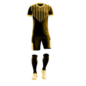 Nuevo Conjunto de Camiseta y Pantalones Cortos de Fútbol para Hombre, Impresión Digital de Alta Calidad, Poliéster, Verano-Otoño, Nombre del Equipo Personalizado, Equipación de Fútbol - Product Image 3