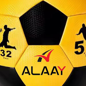 Alaay 2025 Ballon de football Pentagone en cuir non délogeable pour l'entraînement en plein air Ballon de football thermique - Product Image 5