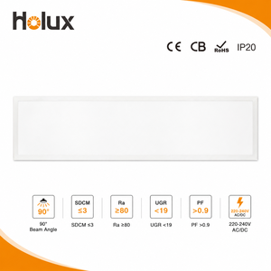 Panneau LED de bureau à montage encastré rapide 160lm/W UGR<19, design épuré, installation et entretien faciles, IES LDT disponible - Product Image 1