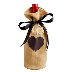 <b>Christmas</b> Wine <b>Bottle</b> Cover <b>Bags</b> Top Quality Jute Wine <b>Bottle</b> <b>Bag</b> Cover Gift <b>Bag</b> for Sale at Best Price - Product Image 1
