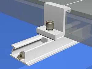Aluminum Solar Mounting Bracket Hex Head M10 Bolt Joint Permanent <b>Silver</b> 20mm Diameter Hot <b>Dipped</b> Galvanized - Product Image 4