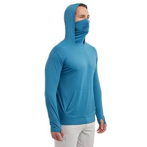 Sweat à capuche de pêche d'extérieur UPF 50 imprimé, respirant, grande taille, séchage rapide, personnalisé, à manches longues - Product Image 4