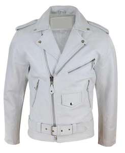 Veste en cuir pour homme de qualité supérieure, coupe moto moderne, en toile de cuir de vache, fabriquée au Pakistan 2025 - Product Image 3