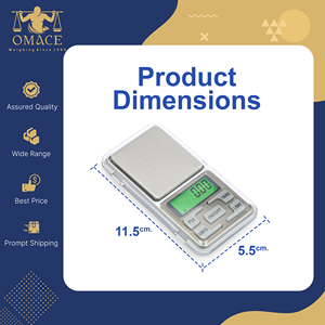 Nouvelle conception de balance de poche numérique rectangulaire à piles, capacité de 200 g, haute personnalisation, écran LCD rétroéclairé durable - Product Image 4