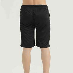 Shorts de sport pour hommes personnalisés OEM, 100 % polyester, respirants, légers, en maille, pour la salle de sport, le fitness, le basketball, solides, imperméables, personnalisables - Product Image 6