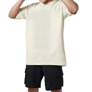 Prix direct usine - T-shirts pour hommes 100% coton de haute qualité, manches courtes, col rond, motif lettres, surdimensionnés - Product Image 5