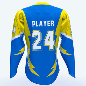 Uniforme de equipo de hockey sobre hielo para adultos de secado rápido y traje de entrenamiento con serigrafía para partidos y prácticas - Product Image 4