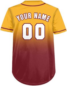 Maillot d'équipe de baseball avec logo personnalisé uniforme de vêtements de sport en polyester respirant pour clubs et tournois motif brodé ou imprimé - Product Image 2