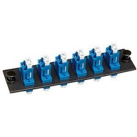 Panneau de brassage fibre duplex LC Offre Spéciale 12 ports OM3 OM4 multimode SM monomode 6 adaptateurs compatible LGX Box