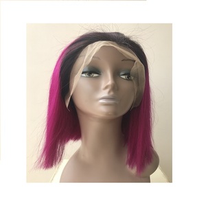 Cheveux Humains Vierges Brésiliens Remy de Haute Qualité, Lisses et Soyeux, Tissage Blond 1B avec Mèches, Cheveux de Femme à Tissage Simple - Product Image 1