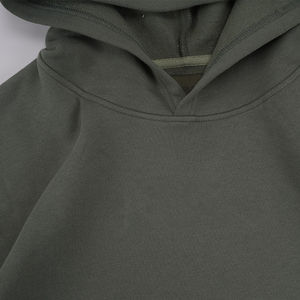 Sudadera con capucha de lana orgánica para hombre Sudaderas con capucha personalizadas de algodón orgánico para hombre Sudadera con capucha orgánica - Product Image 3