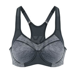 Soutien-gorge de sport à maintien élevé pour femme, réglable à l'arrière, antichoc, pour la course et la gym, fabricant OEM ODM d'articles de sport - Product Image 1