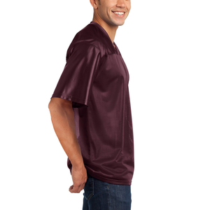 เสื้อฟุตบอลออกแบบได้ตามต้องการเสื้อยืดอเมริกันโอเวอร์ไซส์พิมพ์ซับลิเมชันตาข่ายเข้ารูป Boxy - Product Image 3