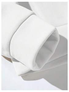 Sweats à capuche surdimensionnés à la mode épaule tombante poids lourd Boxy coupe ample Streetwear Logo personnalisé Hoodie Usine Vente en gros Fabricant - Product Image 6