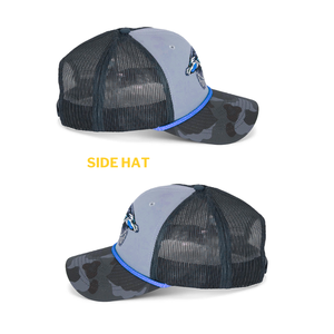 Casquette de baseball rétro en polyester à 6 panneaux avec broderie de canard, style corde, logo personnalisé, casquette de camionneur sportive, streetwear, snapback, fabriquée au Vietnam - Product Image 3