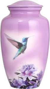 Urna Funeraria Decorativa Verde para Cenizas, Urna de Cremación de Metal Premium con Diseño de Pájaro y Árbol, Elegante Urna de Recuerdo - Product Image 6