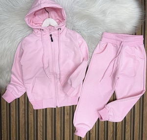 Vêtements coordonnés délavés style vintage, col rond, coupe décontractée, bas élastique, qualité supérieure, directement de l'usine - Product Image 3