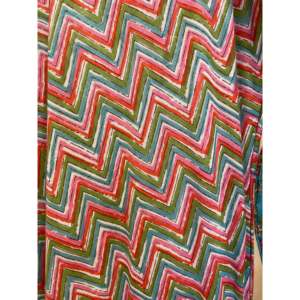 Vestido de Verano HIBISCUS GEOMETRY 2 para Mujer, Casual, Elegante, para Oficina, Cintura Imperio, Sin Cuello, Estampado a Mano, Talla Única XL - Product Image 4
