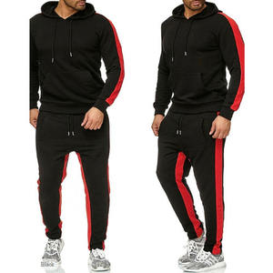 Mejor diseño Unisex chándal de invierno 100% algodón tela de secado rápido chándal de dos piezas con cremallera nuevo servicio OEM trajes de jogging para - Product Image 5