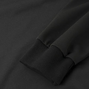 Personalizado al por mayor de lana en blanco grueso tejido pesado francés Terry sudaderas con capucha lisas - Product Image 4