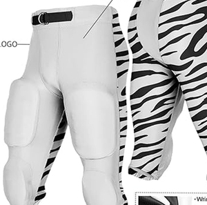 Pantalons de football américain avec rembourrage, pantalons de football américain pour adultes et jeunes, sécurité sportive, pantalons de football intégrés pour jeunes avec OEM - Product Image 6