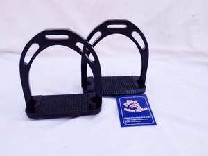 Étriers de course d'entraînement Western en aluminium de haute qualité personnalisables Logo en cuir en acier inoxydable pour l'équitation - Product Image 2