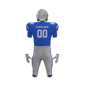 Ensembles d'uniformes de football américain sur mesure 100% polyester, respirants, manches courtes, taille plus, maillot - Product Image 6